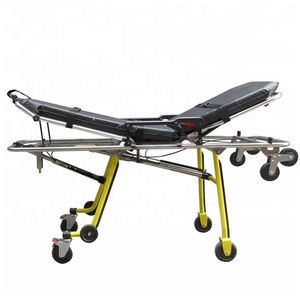 Camilla de Emergencia de Aleación de Aluminio Multiposición de China para Servicios de <span class=keywords><strong>Emergencias</strong></span> Médicas y Hospitales, Camilla de Emergencia Ajustable en Altura - Product Image 3