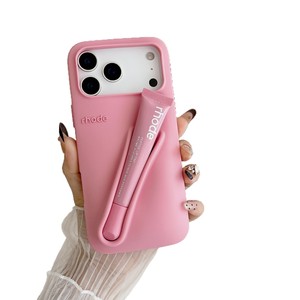 Étui de téléphone en silicone pour filles, porte-gloss à lèvres, étui de téléphone portable pour <span class=keywords><strong>iPhone</strong></span> 15 14 16 17 Pro Max - Product Image 5