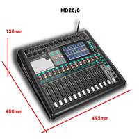 Console de mixage numérique professionnelle 16 canaux avec écran tactile, effets intégrés et enregistrement USB pour les performances sonores sur scène