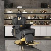 Fauteuil de Salon Professionnel Moderne pour Coiffeur et Barbier, Mobilier Commercial de Qualité Salon de Beauté