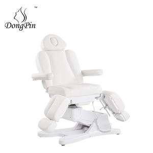 Lettino Estetico Elettrico a 3 Motori Regolabile, Lettino Spa da Massaggio, Poltrona per Trapianto di Capelli - Product Image 3