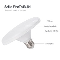 Ampoule LED E27 B22 220V en gros de Chine, 12W 15W 20W 30W 40W 50W, Ampoule LED UFO SKD haute puissance