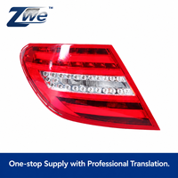 Pour Mercedes Classe C W204 2011-2014 : Nouvelles feux arrière LED de remplacement, kit de modernisation MR MB W204 11-14 12V 36W 6000K