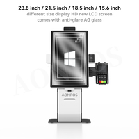 Kiosque libre-service pour supermarché, borne de paiement pour restaurant, kiosque numérique, écran tactile en fibre de verre durable pour hôpitaux