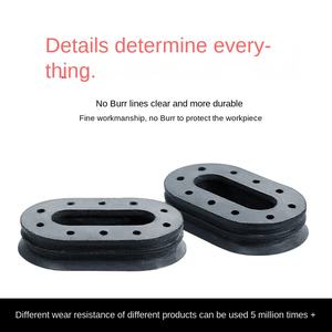 Ventouse sous vide poreuse ovale antistatique résistant à l'usure accessoires de manipulateur pneumatique industriel tuyaux en caoutchouc - Product Image 3