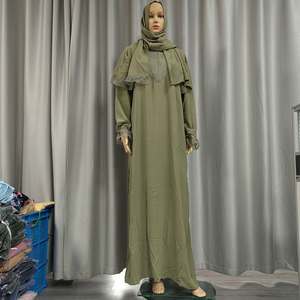 Abaya avec écharpe intégrée pour <span class=keywords><strong>femme</strong></span>, robe longue islamique, robe <span class=keywords><strong>de</strong></span> <span class=keywords><strong>prière</strong></span> <span class=keywords><strong>musulmane</strong></span> avec fermeture éclair, <span class=keywords><strong>tenue</strong></span> modeste <span class=keywords><strong>de</strong></span> Dubaï et <span class=keywords><strong>de</strong></span> Turquie, caftan - Product Image 6