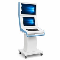 Kiosque en acier sur mesure avec écran tactile, couleur et taille personnalisables, OEM disponible