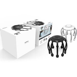 Masseur de tête d'<span class=keywords><strong>araignée</strong></span> à vibration intelligente rechargeable-Outil de <span class=keywords><strong>massage</strong></span> électrique du cuir chevelu automatique à 10 têtes - Product Image 1