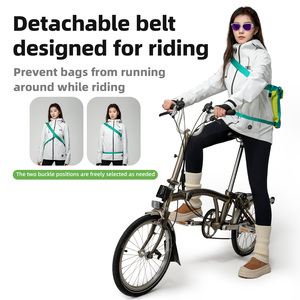 适用于<span class=keywords><strong>ROCKBROS</strong></span>大容量折叠自行车挎包公路自行车运动肩背包自行车斜挎包包包 - Product Image 4