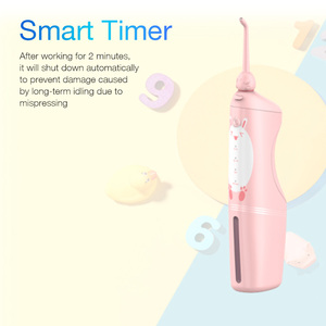 Tùy Chỉnh Màu Hồng Màu Xanh Kid Trẻ Em Điện Uống Irrigator Waterflosser Nha Khoa Răng Máy Bay Phản Lực Chọn Pik Flosser Trẻ Em Trẻ Em Nước Flosser - Product Image 4