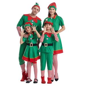Kinderen Jongens <span class=keywords><strong>Elf</strong></span> Kerstkostuums Outfit Pak Kerstman <span class=keywords><strong>Elf</strong></span> Kostuum Meisjes Verkleedkleding Grappig Cosplay Feest - Product Image 2