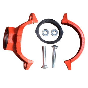 Đầu Nối Kẹp Sắt Dễ Uốn Ống Nối Khí Lỏng Nhà Máy Sản Xuất Tùy Chỉnh Chuyển Đổi Mặt Bích Khuỷu Tay <span class=keywords><strong>Tee</strong></span> - Product Image 5