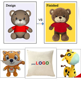 Fabricante de Osos de Peluche Personalizados con MOQ Bajo, Rellenos de Algodón PP, con Camiseta con Logotipo de la Empresa, para Regalos Corporativos - Product Image 5