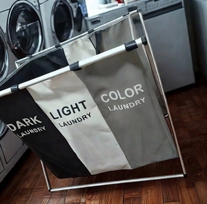 2024 vente chaude 3 pièces Oxford tissu sac à <span class=keywords><strong>linge</strong></span> étanche pliable Landry <span class=keywords><strong>panier</strong></span> <span class=keywords><strong>panier</strong></span> à <span class=keywords><strong>linge</strong></span> 3 <span class=keywords><strong>compartiments</strong></span> - Product Image 5