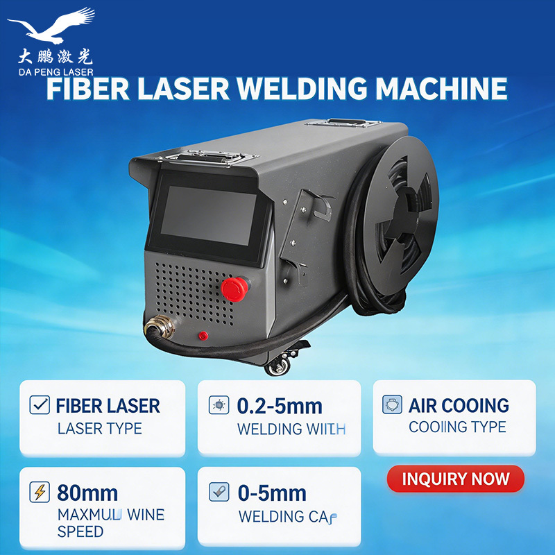 DA PENG LASER Laser Welding 1500W 2000W 3000W Air Cooled Handheld 4 In 1 Welder Cutter Cleaner Raycus Source Auto Wire Feeder · image 3