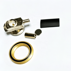 Connecteur NMO à angle droit 3/4'' en alliage, profil bas, permanent, haute fréquence 0 à 6 GHz, à sertir pour câble RG58 - Product Image 3