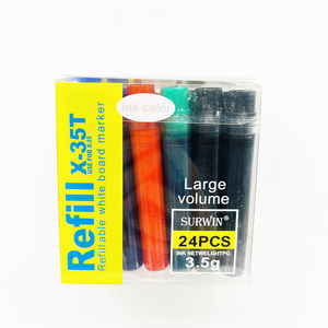 High Quality 4 Color Whiteboard Marker with Add-<b>Ink</b> Core Replacement <b>Refill</b> for White Board Pens - Product Image 6