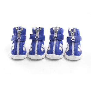 4 Pezzi Scarpe Antiscivolo Impermeabili <span class=keywords><strong>per</strong></span> Cuccioli Sneakers Traspiranti Stivaletti <span class=keywords><strong>per</strong></span> Cani - Product Image 2