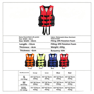 SIKE Durable EPE Foam CE Certified Reflective Marine <strong>Life</strong> <strong>Jacket</strong> with Oxford Fabric and SBR Neoprene for <strong>Children</strong> <strong>Life</strong> Saving - Product Image 4