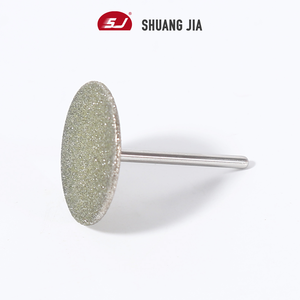 Shuangjia Roestvrijstalen Orbiculaire Diamant <span class=keywords><strong>Nail</strong></span> Boren Pedicure Metalen Schuurschijf Manicure Bits Voet Vijl Gereedschap - Product Image 3