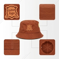 Chapeau Bob Sportif Unisexe Pliable de Haute Qualité en Gros, Casquette de Pêche Unie pour Activités Estivales en Plein Air