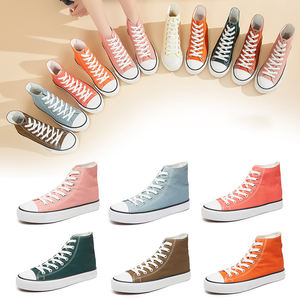 Chaussures en toile personnalisées à bas prix en gros pour femmes, logo personnalisé, baskets montantes pour femmes, chaussures en toile XRH - Product Image 6