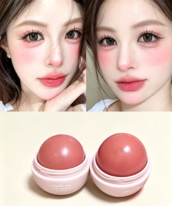 บาล์มแก้มและริมฝีปากแบบมัลติฟังก์ชั่น แบรนด์ส่วนตัว บลัชครีมเนื้อบาล์ม โลโก้สั่งทำได้ บลัชเนื้อชุ่มชื้น สำหรับขายส่ง - Product Image 2