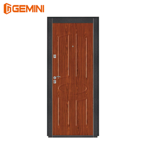 Porte en acier de russie, usine de chine, prix de gros, porte blindée de maison en ouzbékistan - Product Image 6