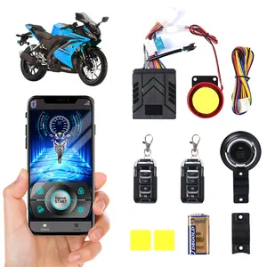 Aplikasi Perlindungan Pencurian Keamanan Remote Control Pintar Alarm Sepeda Motor Sistem Tahan Air Alarma Motos