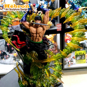 <span class=keywords><strong>Figurine</strong></span> d'anime One Piece Roronoa <span class=keywords><strong>Zoro</strong></span> GK l'Île des Fantômes, statue <span class=keywords><strong>manga</strong></span> en résine, <span class=keywords><strong>figurine</strong></span> d'action, modèle de collection, jouet cadeau - Product Image 1