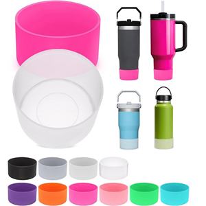 Funda Protectora de Silicona para Botella de Agua, Antideslizante, Aislante, Accesorios para Botellas - Product Image 2