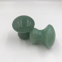 Aventurine naturelle Jade Gua Sha outil champignon forme pierre pour beauté SPA relaxant corps grattage Massage