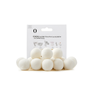 Boules de séchage IO NOVA, lot de 4, en laine, pour le séchage des vêtements - Product Image 2