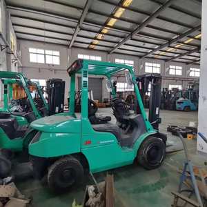 Carretilla elevadora diésel Mitsubishi de 3 toneladas, modelo FD30NT, buen precio, carretilla elevadora grande de 10 toneladas, 20 toneladas, 30 toneladas, opciones de carretilla elevadora disponibles - Product Image 4