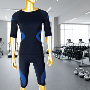 Traje de Entrenamiento EMS Azul Nuevo en Tallas XS, <span class=keywords><strong>S</strong></span>, <span class=keywords><strong>M</strong></span>, L, XL, Ropa Interior con Electrodos Miha Bodytec para Ejercicio Físico - Product Image 1