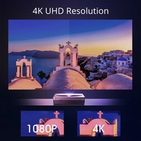 Changhong-projecteur Laser CHIQ B5U 4K, résolution 3840x2160p, mémoire 3 + 64 go, Android, Wifi, Home cinéma, court Focus, projecteur TV 4K