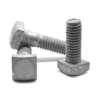 Boulon en T à tête carrée DIN186 en acier inoxydable 304 de haute qualité avec boulon métrique GB35 zingué à tête de marteau