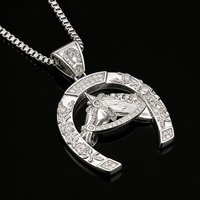 Cadeaux d'anniversaire parfaits, bijoux en argent 925, pendentifs zodiacaux cheval pour les êtres chers