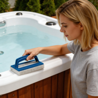 Guter Verkauf Kunststoff Pool Reinigungs bürste Schwimmbad Wand bürste