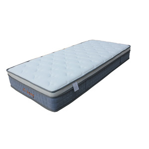 Matelas de luxe à ressorts ensachés et mousse matelassée avec système de soutien de bord en mousse supérieure, roulé en boîte, durable, respirant, fermeté moyenne - Product Image 1