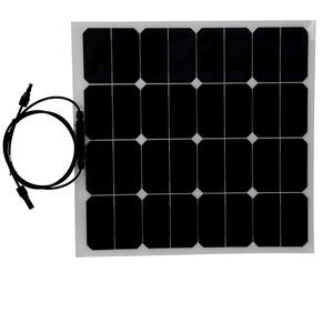 Panneau solaire monocristallin semi-flexible adhésif personnalisé <span class=keywords><strong>50W</strong></span>, efficacité 20,2%, garantie 5 ans, 24V, prix usine - Product Image 1
