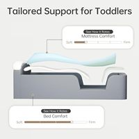 Lit de sol en mousse moderne en gros, offre spéciale, pour chambre d'enfant, mobilier sûr, lits souples pour enfants avec matelas en éponge, lit pour enfants