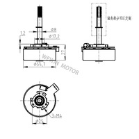 Moteur de ventilateur sans balais BLDC Wewin personnalisé à faible bruit, mini, haute vitesse, 2000 tr/min, DC 24V
