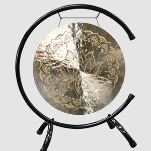 Service OEM <span class=keywords><strong>Gong</strong></span> 50cm <span class=keywords><strong>Instrument</strong></span> de musique <span class=keywords><strong>chinois</strong></span> fait main professionnel pour la méditation et le yoga - Gongs à vent Chau Tam - Product Image 1