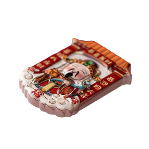 Autocollant magnétique créatif de Nouvel An chinois <span class=keywords><strong>2023</strong></span>, style cheval, 3D, motif dessin animé, pour réfrigérateur, thème Dieu de la Richesse - Product Image 5