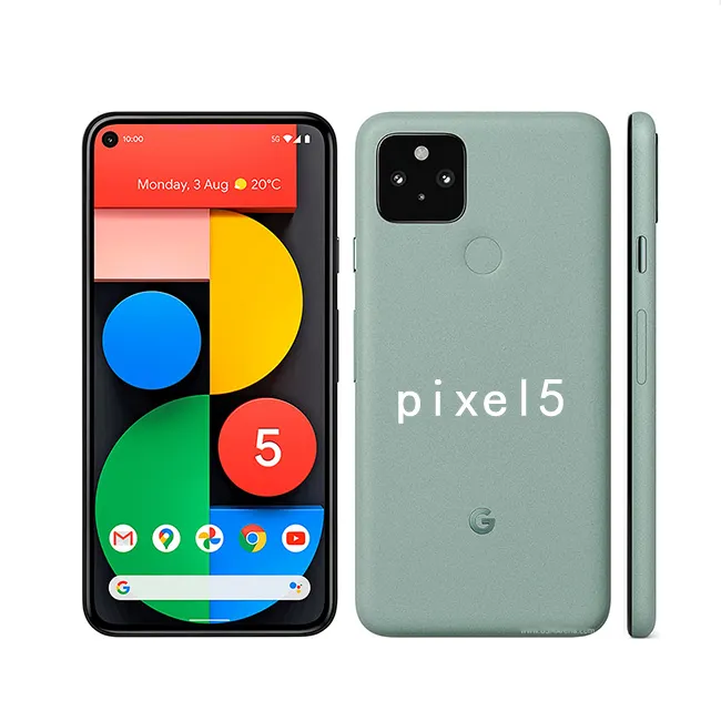 Pixel5 Bán Buôn Ban Đầu Mở Khóa 5G Điện Thoại Di Động Không Dây Sạc Google Pixel 5 5G Neuf Điện Thoại Di Động