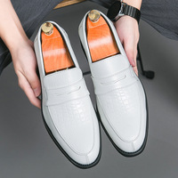 Chaussures en cuir pour hommes pour le commerce transfrontalier, grandes tailles européennes et américaines 48, mocassins à enfiler, mocassins à bout ouvert