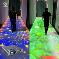 Jeu de projection interactive sur sol, jeu de sol interactif pour enfants, parc d'attractions, parc de trampolines