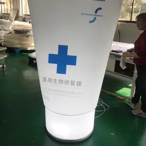 3D ABS Cleaner Chai Showroom Chiếu Sáng Biển Led Acrylic Đăng Ban Cửa Hàng Điện Tử Tên Hộp Đèn