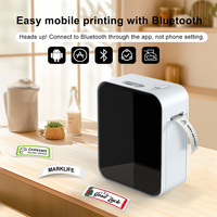 Imprimante d'étiquettes thermique portable mini P15 pour batterie rechargeable 203dpi - En stock pour iOS/Android, étiquettes nominatives, notes de prix